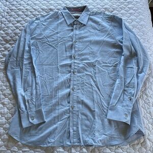 Ted Baker London Light Blue Button Down Size 6 (XXL)
